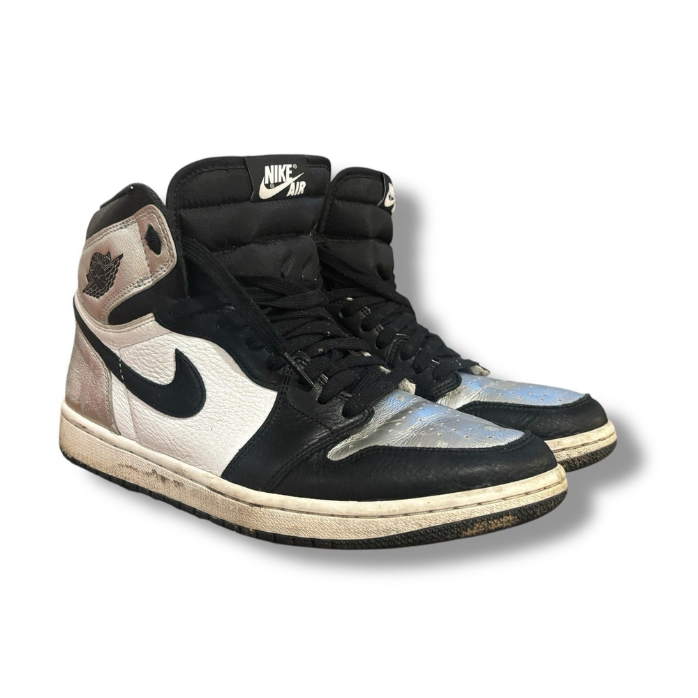Air Jordan 1 Silver Toe Retro High Size 9 Womens Sneakers CD0461-001